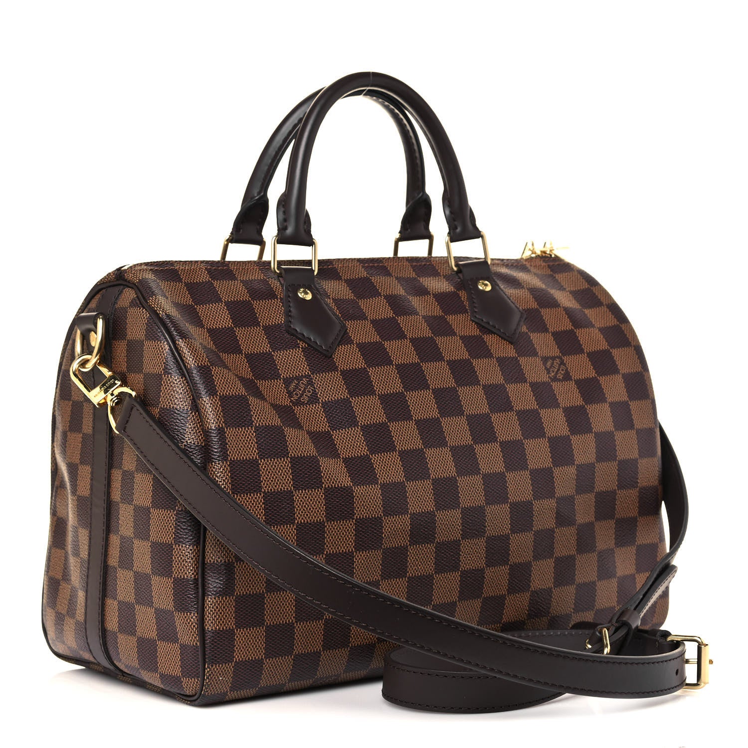 Louis Vuitton Damier Ebene Speedy Bandouliere 30 3 of 16