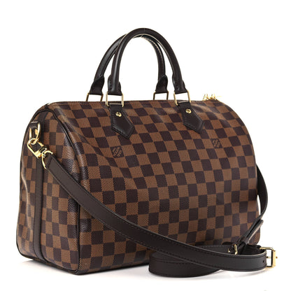 Louis Vuitton Damier Ebene Speedy Bandouliere 30 3 of 16