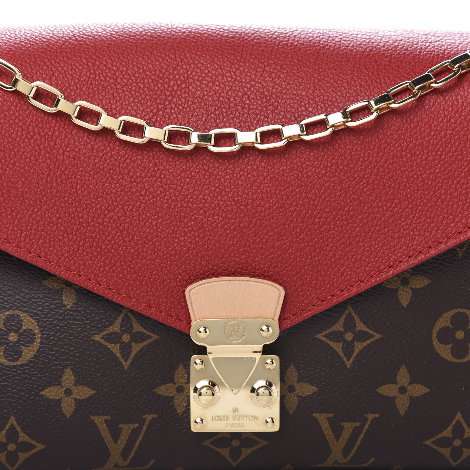 Louis Vuitton Monogram Pallas Chain Cherry 10 of 10