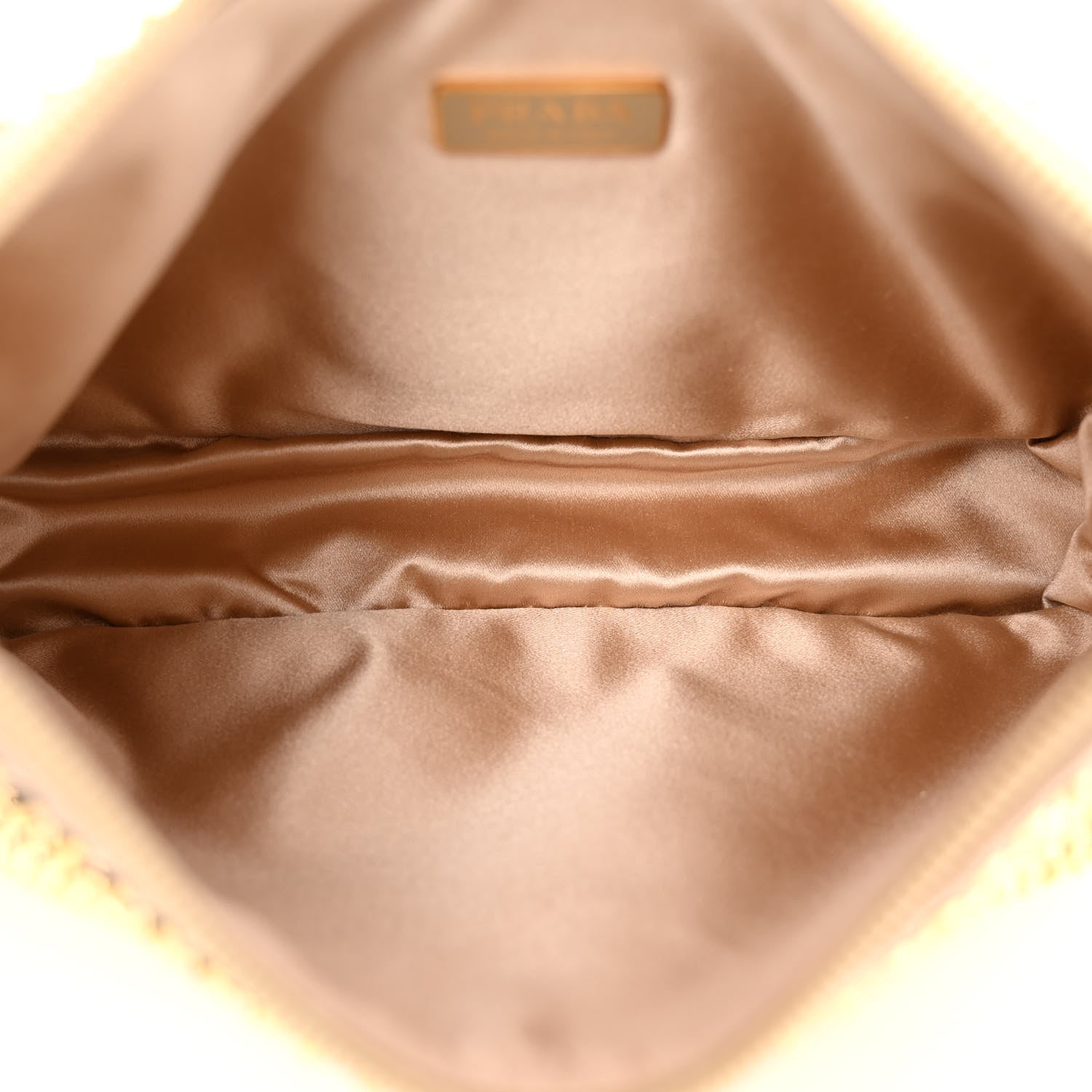 Prada Satin Crystal Mini Re-Edition 2000 Bag Platino 5 of 10