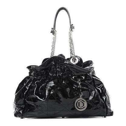 Christian Dior Patent Cannage Medium Le Trente Tote Black 1 of 11