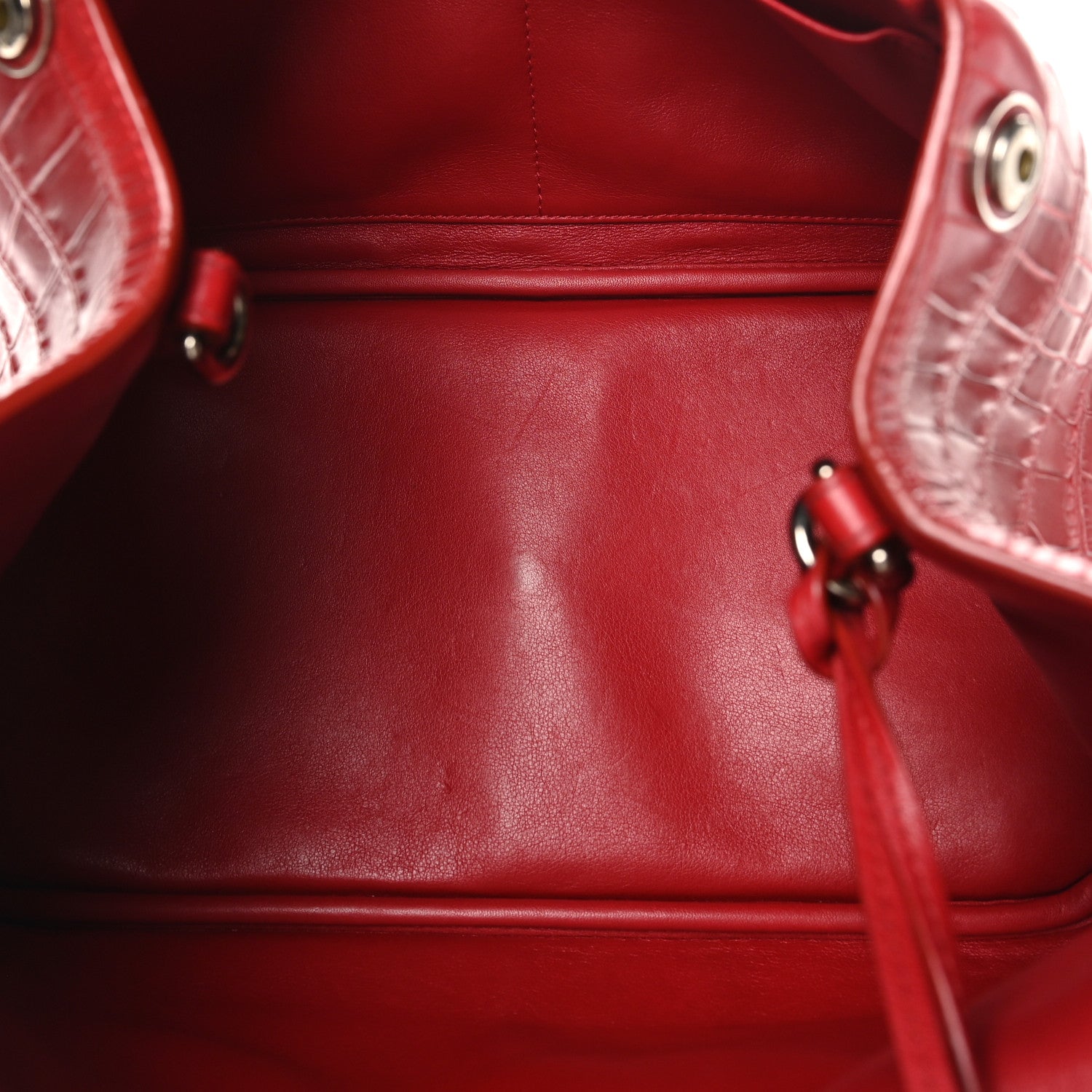 Christian Dior Crocodile Large Diorissimo Red 5 of 10