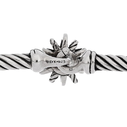 David Yurman Sterling Silver Diamond Starburst Bracelet 3 of 3