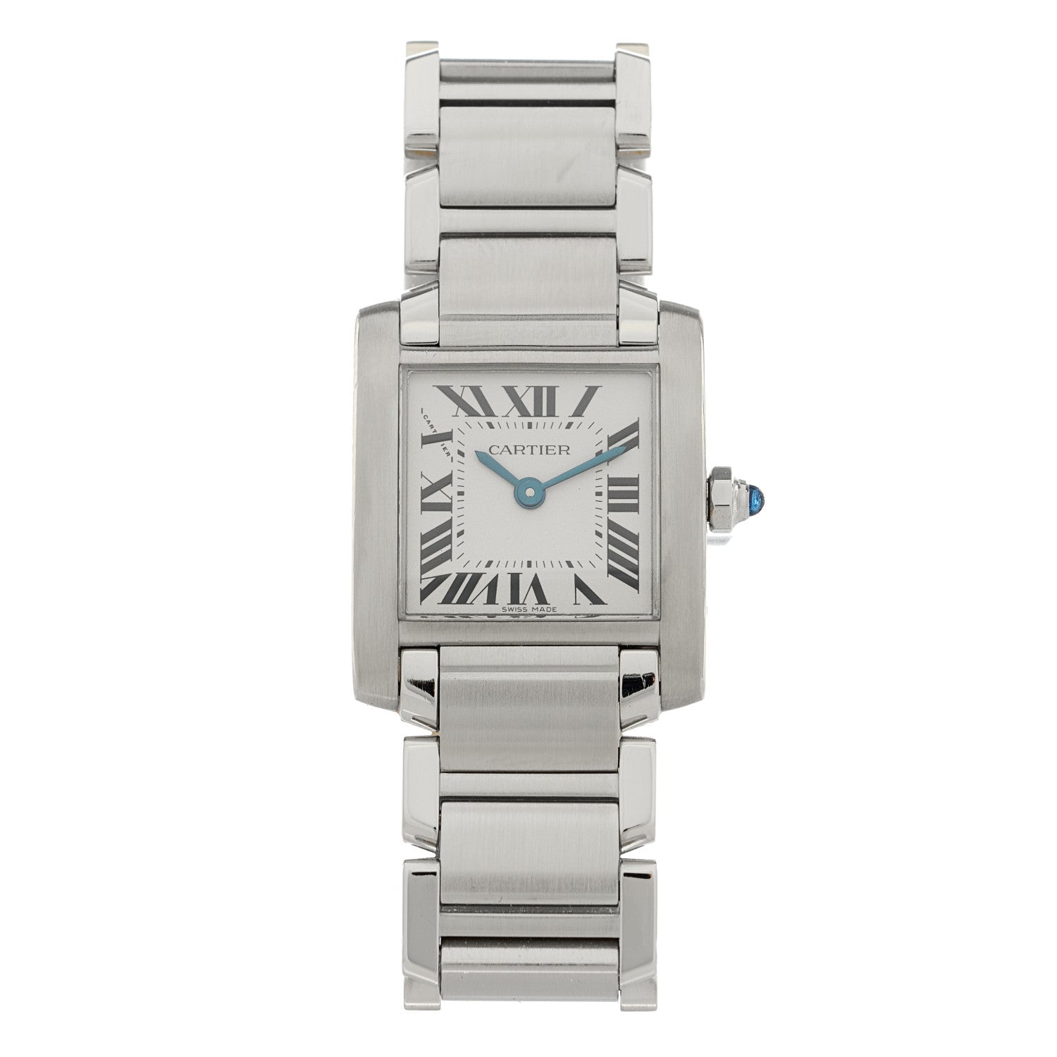 Cartier Stainless Steel 20mm Tank Francaise Quartz Watch 1 of 4