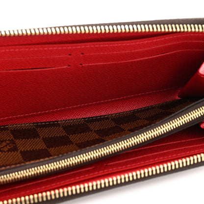 Louis Vuitton Damier Ebene Clemence Wallet Cherry 5 of 8