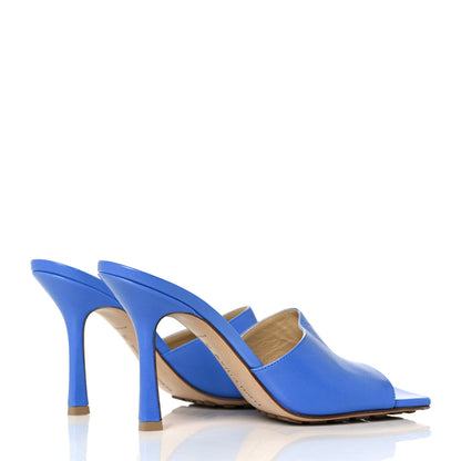 Bottega Veneta Lambskin Stretch Mule Sandals 38 Aquarium 4 of 7