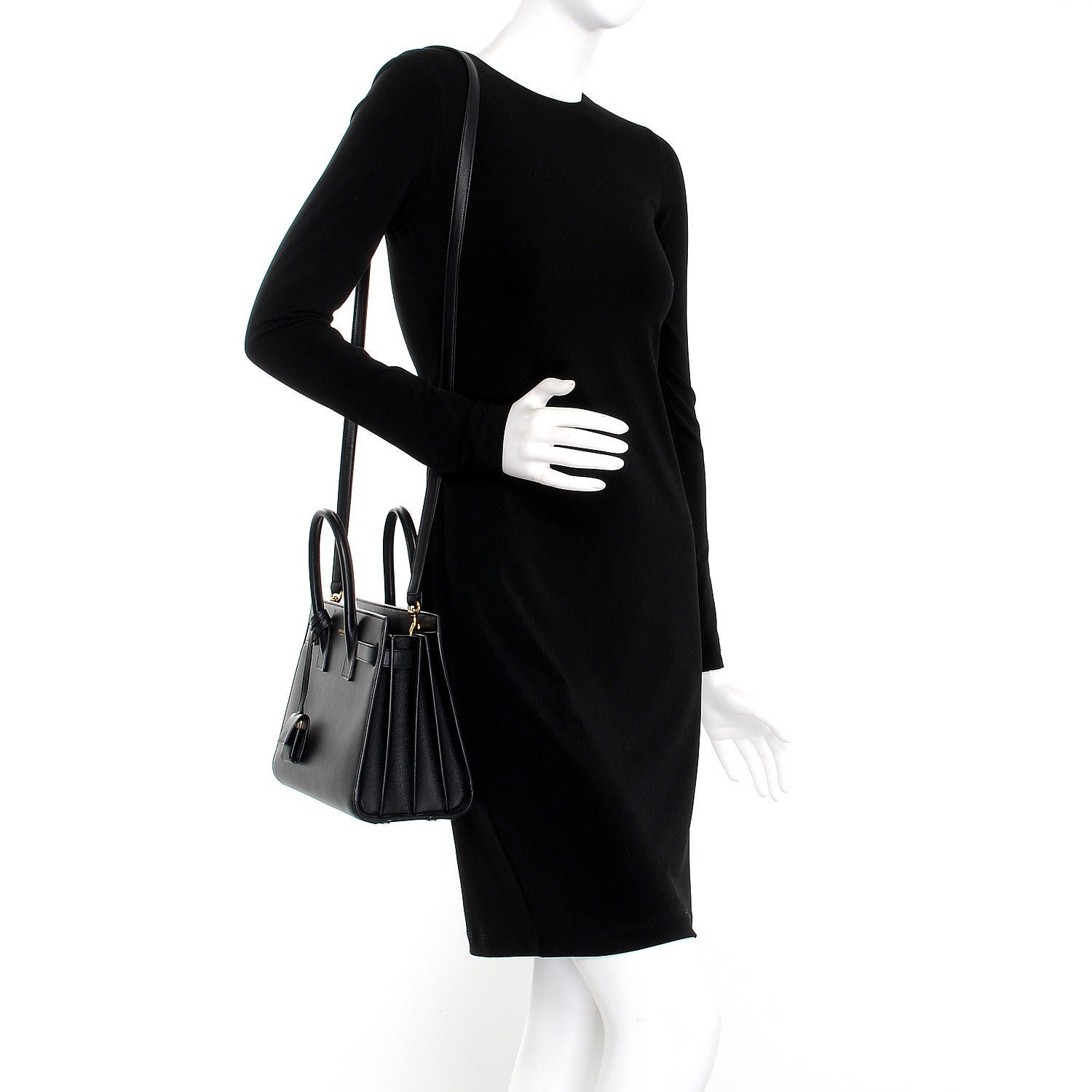Saint Laurent Calfskin Baby Sac De Jour Black 2 of 7