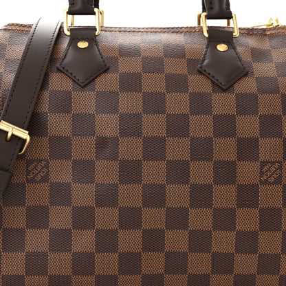 Louis Vuitton Damier Ebene Speedy Bandouliere 25 7 of 10