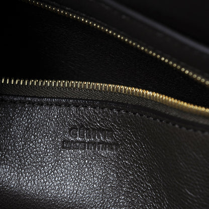 Celine Supersoft Calfskin Sangle Bucket Bag Wood 6 of 9
