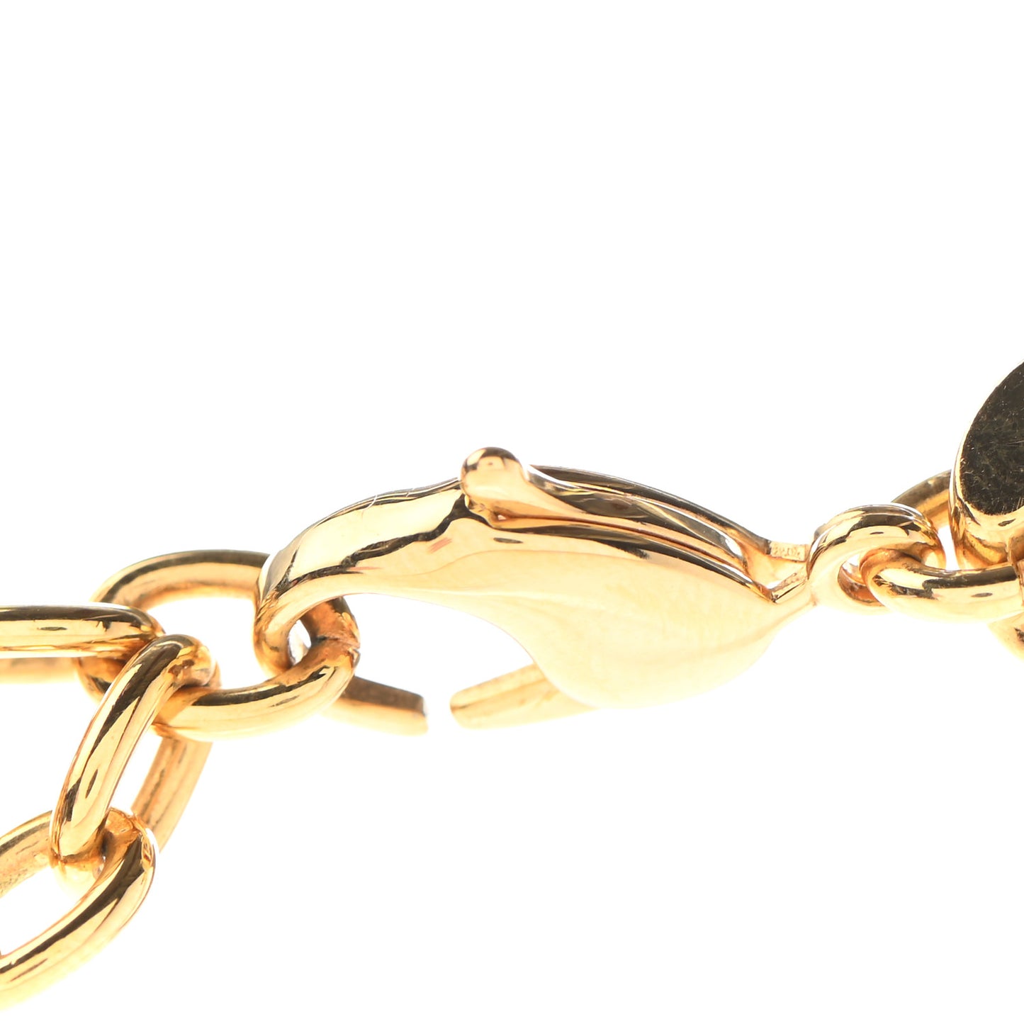 Metal CD Choker Necklace Gold