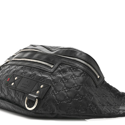 Gucci Guccissima Web Belt Bag Black 11 of 12