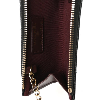 Chanel Caviar Quilted Zipped Key Holder Case Black 9 of 16