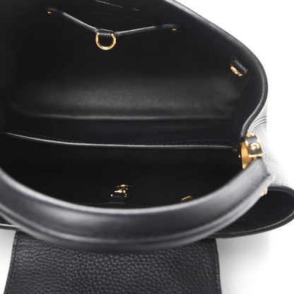Louis Vuitton Taurillon Mechanical Flowers Capucines PM Black 5 of 11