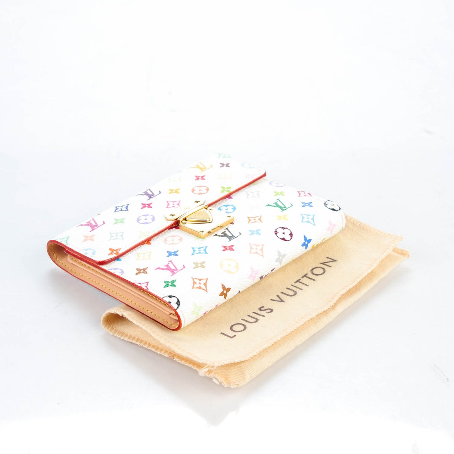 Monogram Multicolor Koala Wallet White
