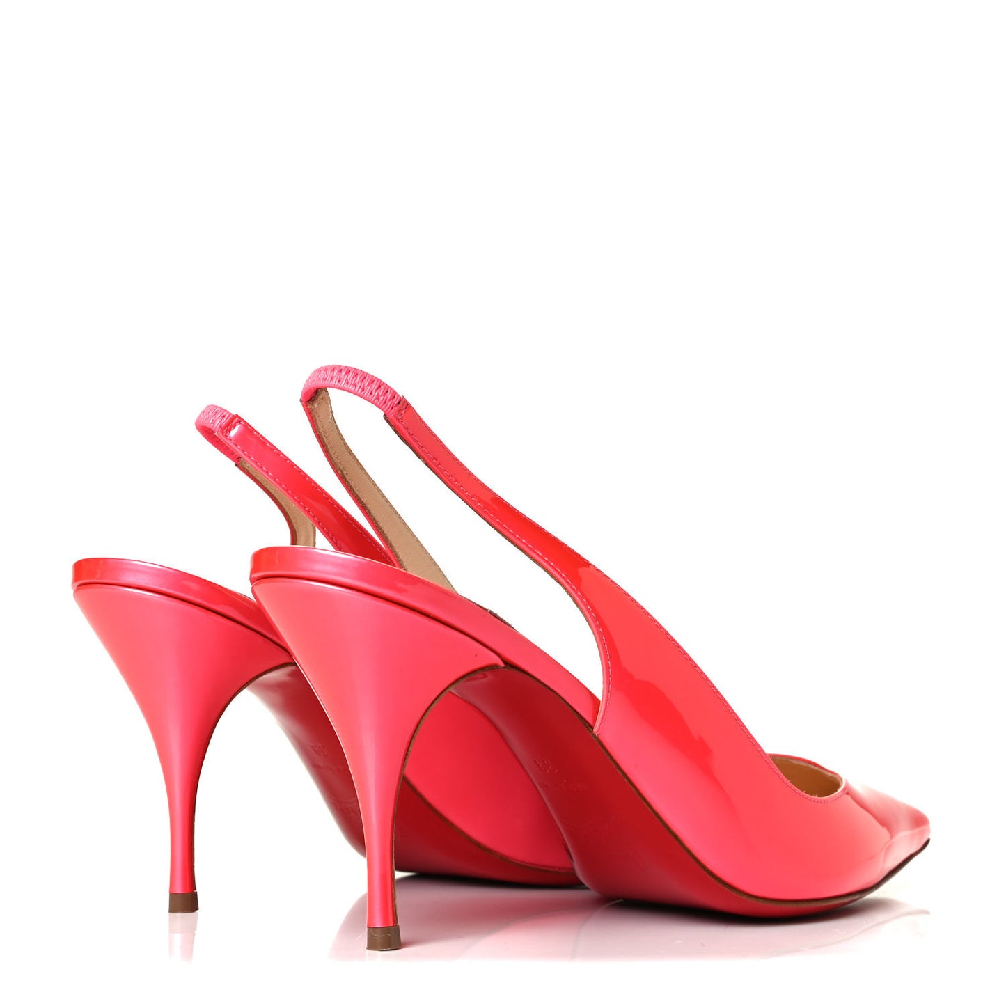 Patent Clare Sling 80 Pumps 39 Fluo Rose