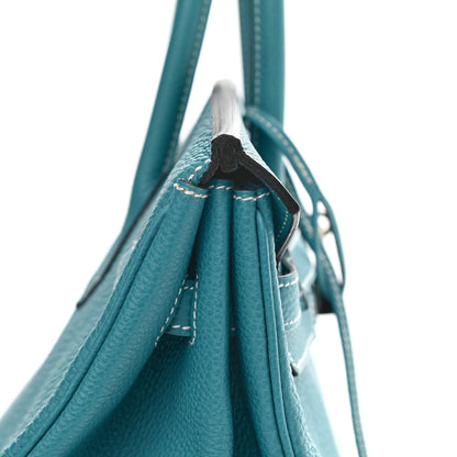 Hermes Togo Birkin 35 Blue Jean 13 of 16