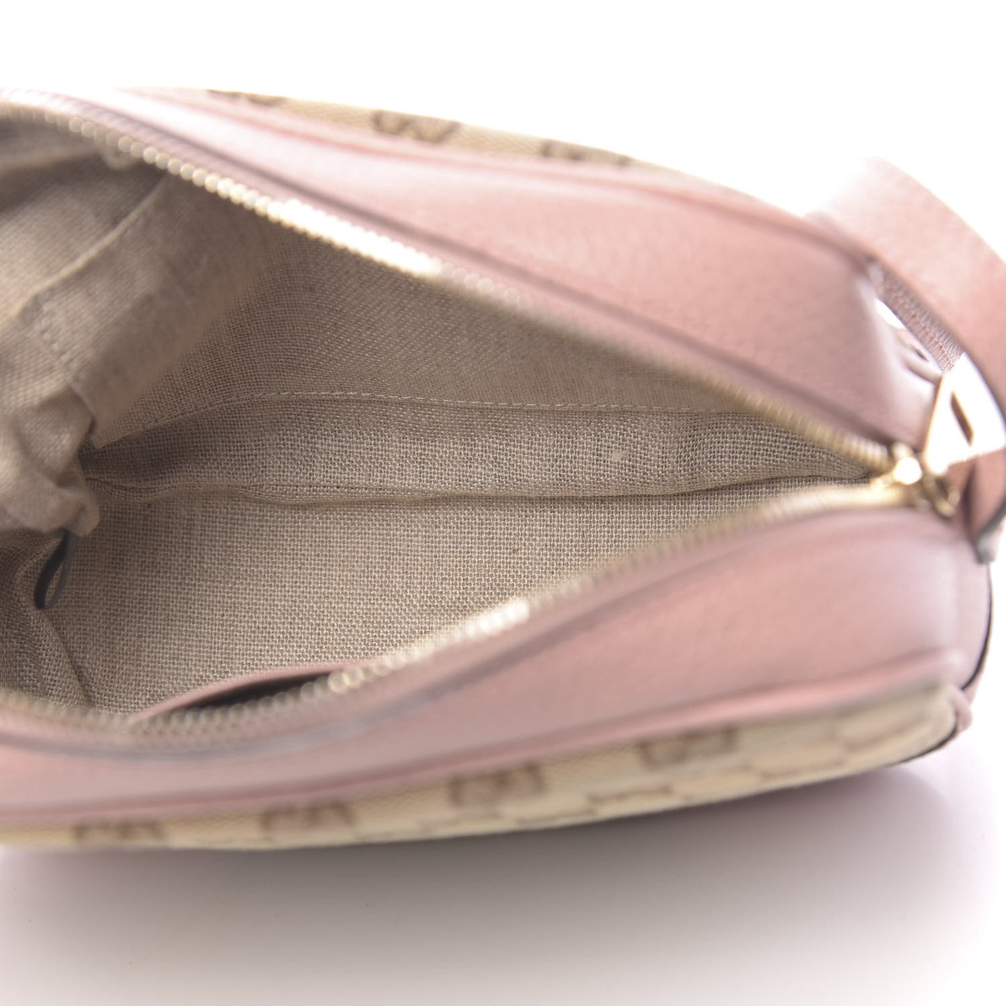 Monogram Mini Bree Messenger Bag Beige Soft Pink
