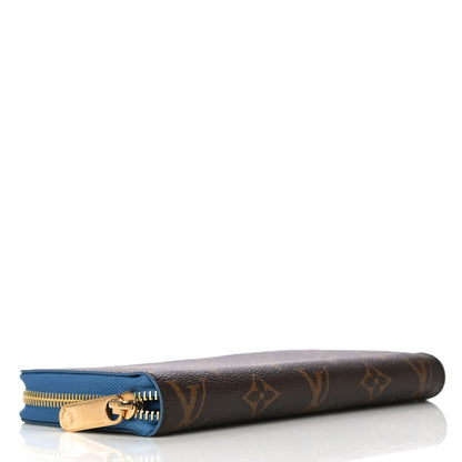 Louis Vuitton Monogram Zippy Wallet Blue Jean 4 of 9