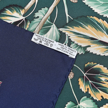 Hermes Silk L'Arbre de Soie Scarf 90 4 of 5