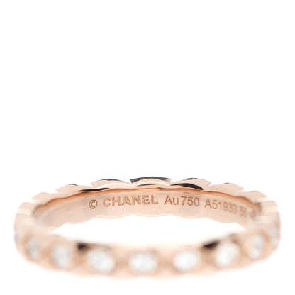 Chanel 18K Beige Gold Diamond Mini Coco Crush Ring 55 7.25 4 of 7