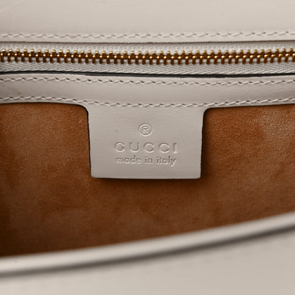 Gucci Calfskin Small Sylvie Shoulder Bag Off White 6 of 13