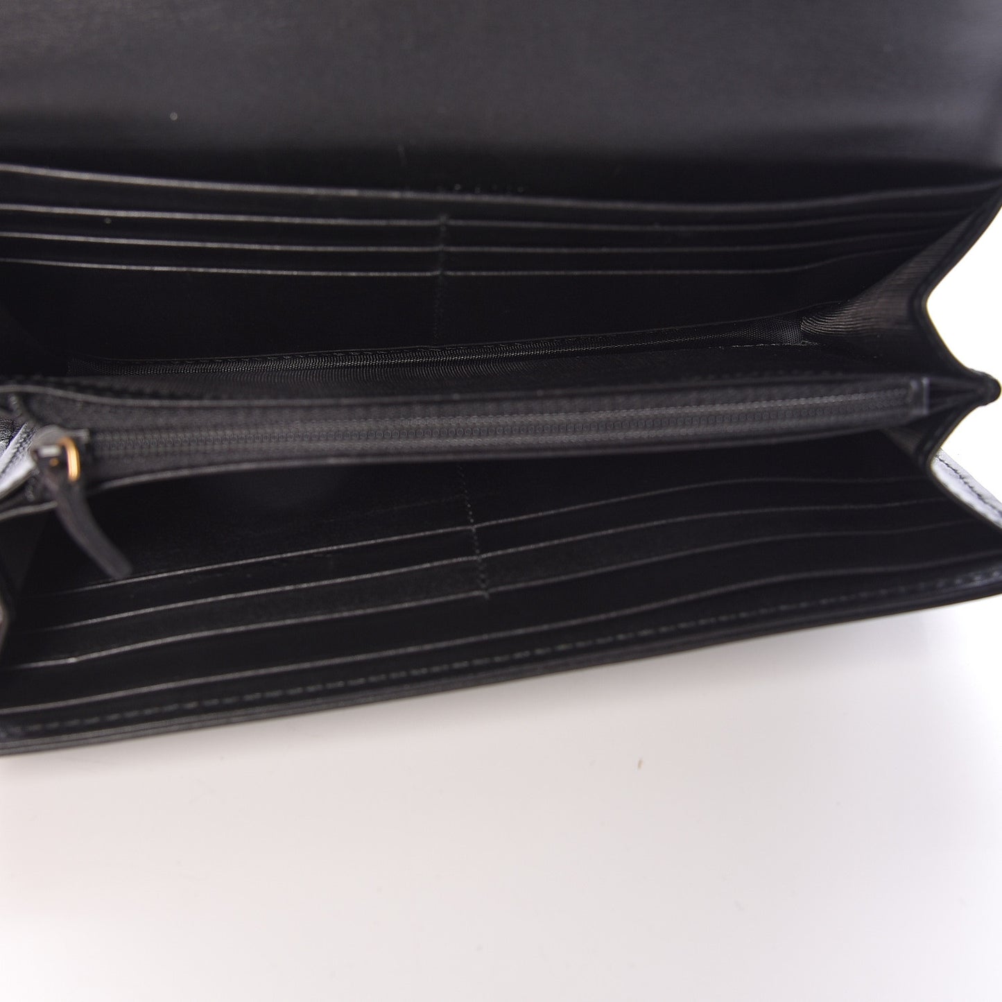 Calfskin Matelasse GG Marmont Continental Wallet Black