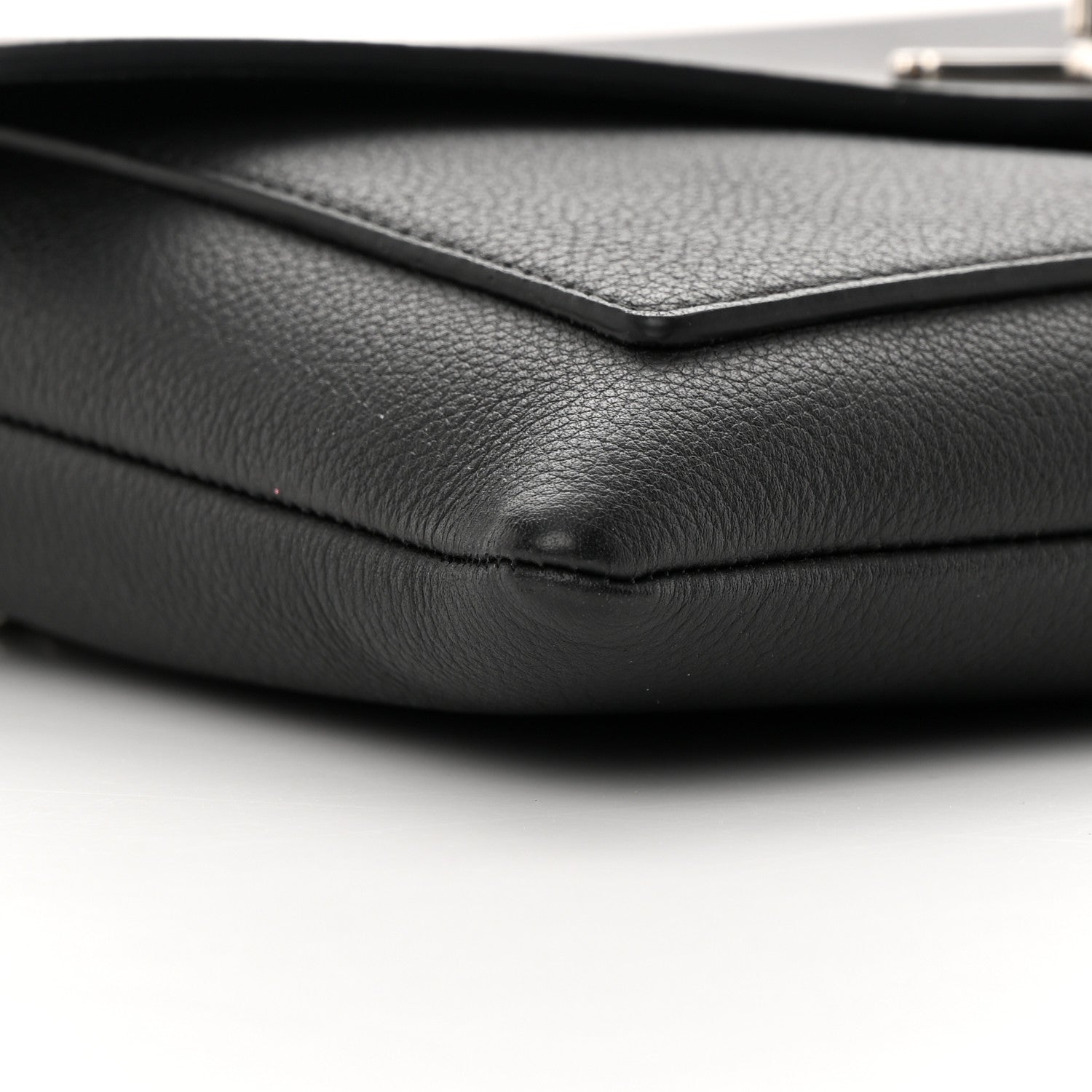 Louis Vuitton Soft Calfskin My Lockme Pochette Black 8 of 11