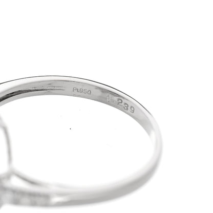 Parker & West by FASHIONPHILE Platinum Diamond Blue Sapphire .61ctw Double Halo Ring 53 6.25 5 of 6