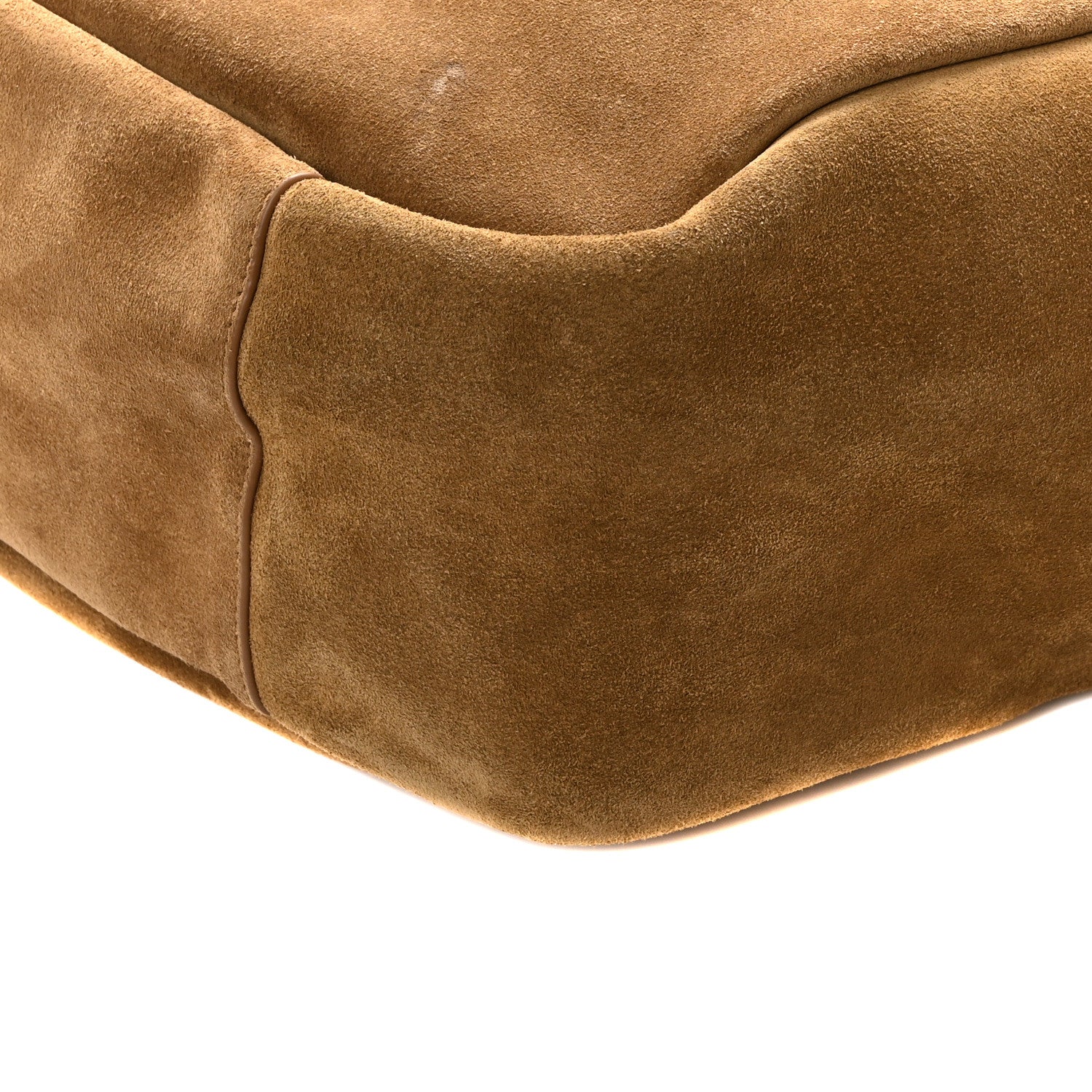 Saint Laurent Suede Bea Tote Golden Leaf 9 of 9