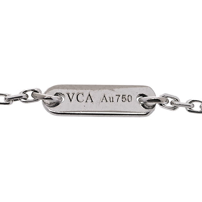 Van Cleef & Arpels 18K White Gold Diamond Sweet Alhambra Bracelet 4 of 8
