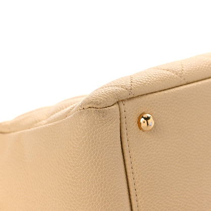 Chanel Caviar Quilted Petit Timeless Tote PTT Beige 8 of 24