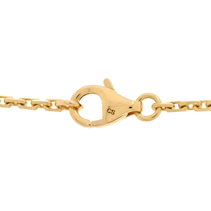 Cartier 18K Yellow Gold 3 Diamonds LOVE Pendant Necklace 4 of 4
