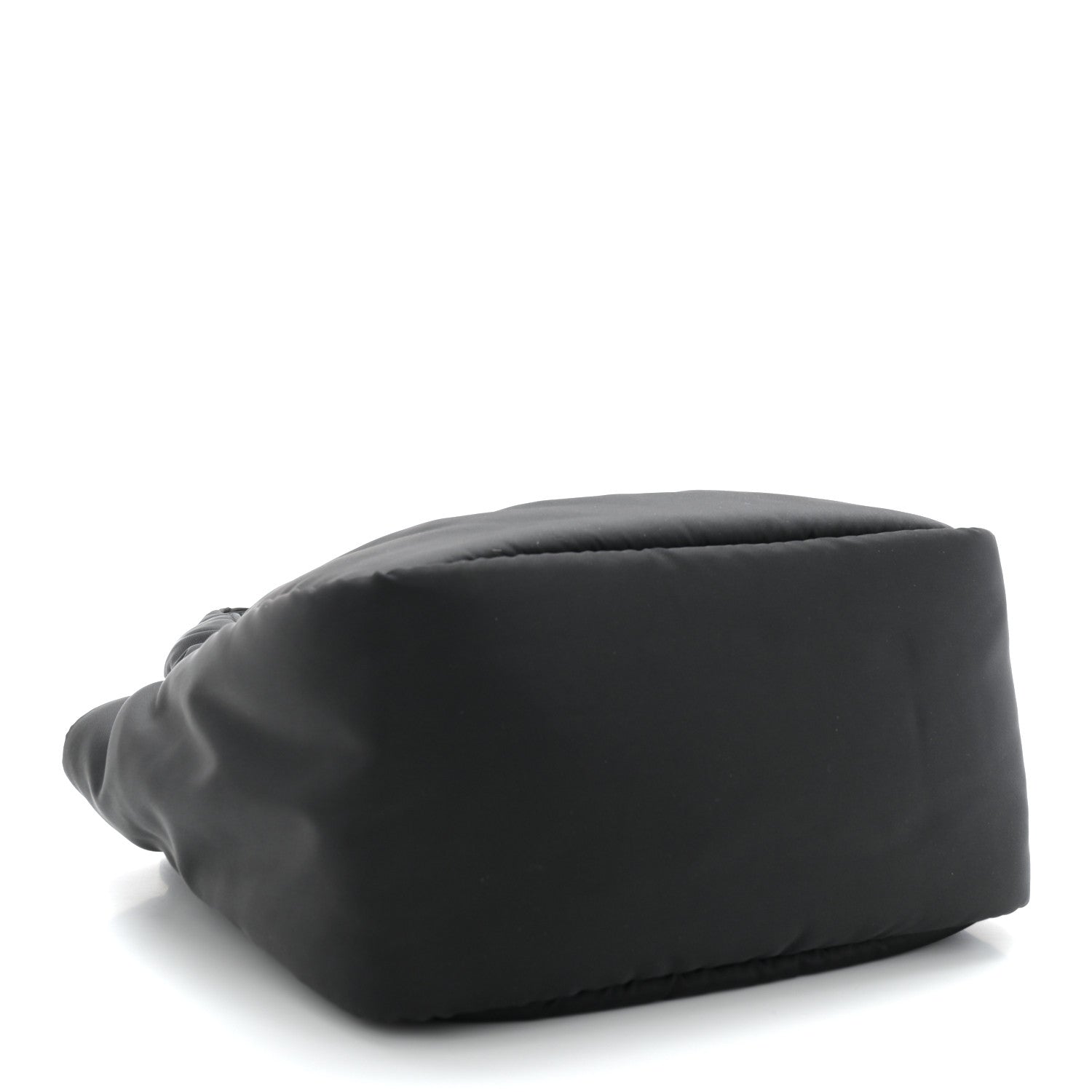 Prada Re-Nylon Soft Padded Small Double Handled Shoulder Bag Black 4 of 10