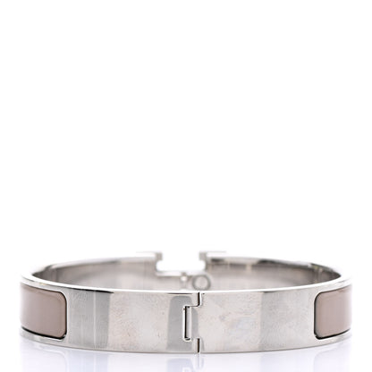 Hermes Enamel Narrow Clic Clac H Bracelet GM Marron Glace 3 of 5