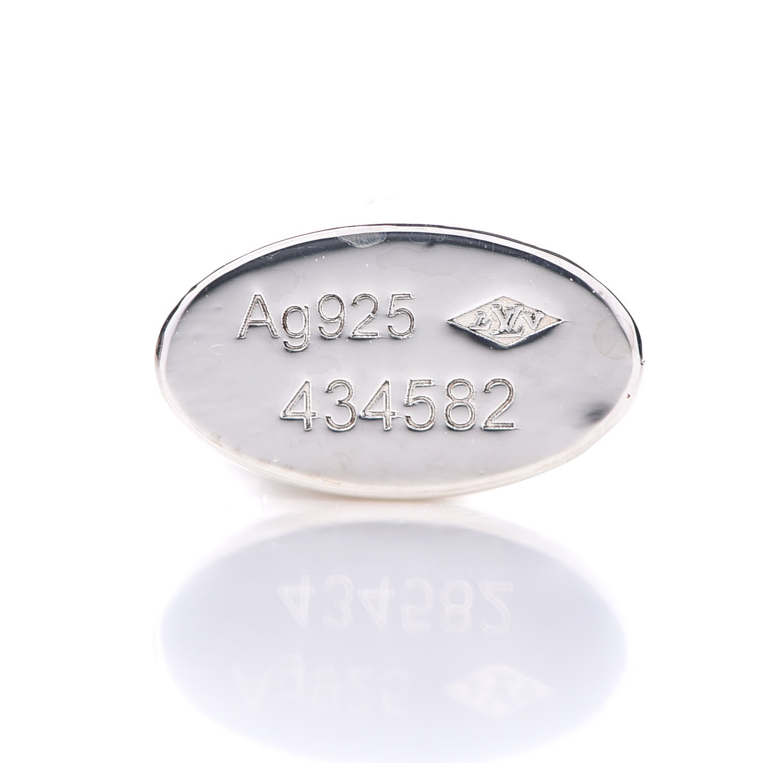 Louis Vuitton Sterling Silver Lockit Necklace 6 of 6