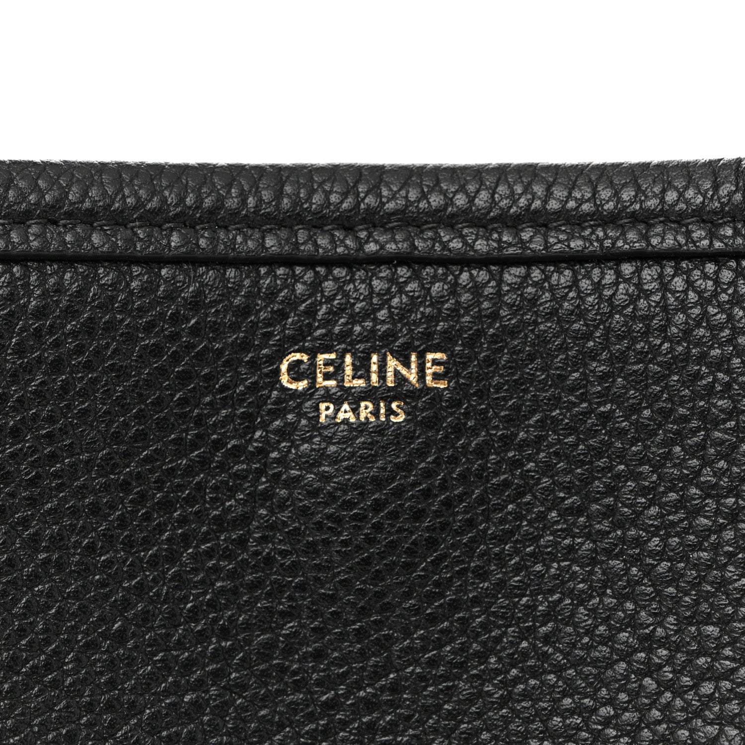 Celine Grained Calfskin Small Folded Cabas Black 6 of 12