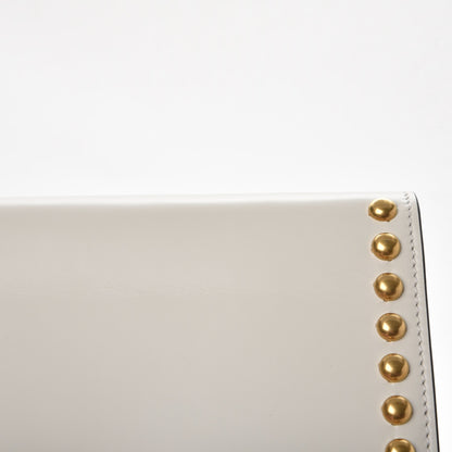 Gucci Calfskin Floral Embroidered Small Padlock Shoulder Bag White 14 of 18