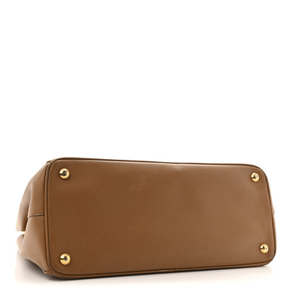 Prada Saffiano Medium Galleria Double Zip Tote Caramel 4 of 15