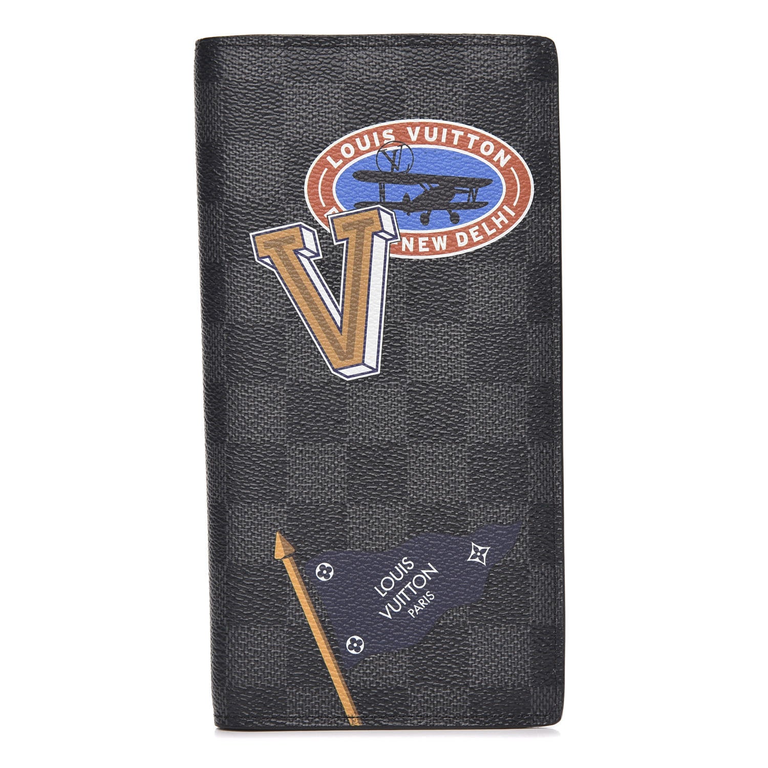 Louis Vuitton Damier Graphite LV League Brazza Wallet 1 of 6
