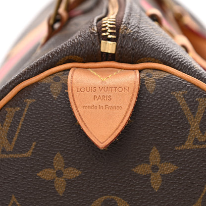 Louis Vuitton Monogram My LV Heritage Speedy 30 Fuchsia Ivory 6 of 11