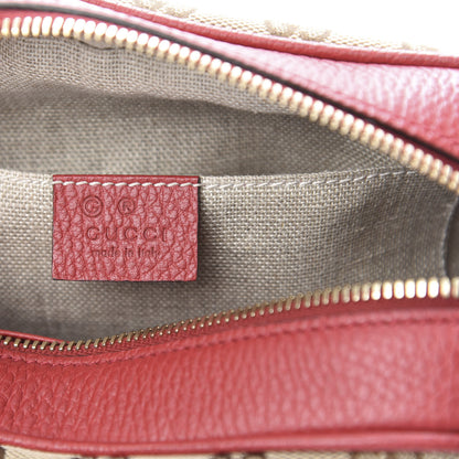 Gucci Monogram Mini Bree Messenger Bag Red 6 of 10