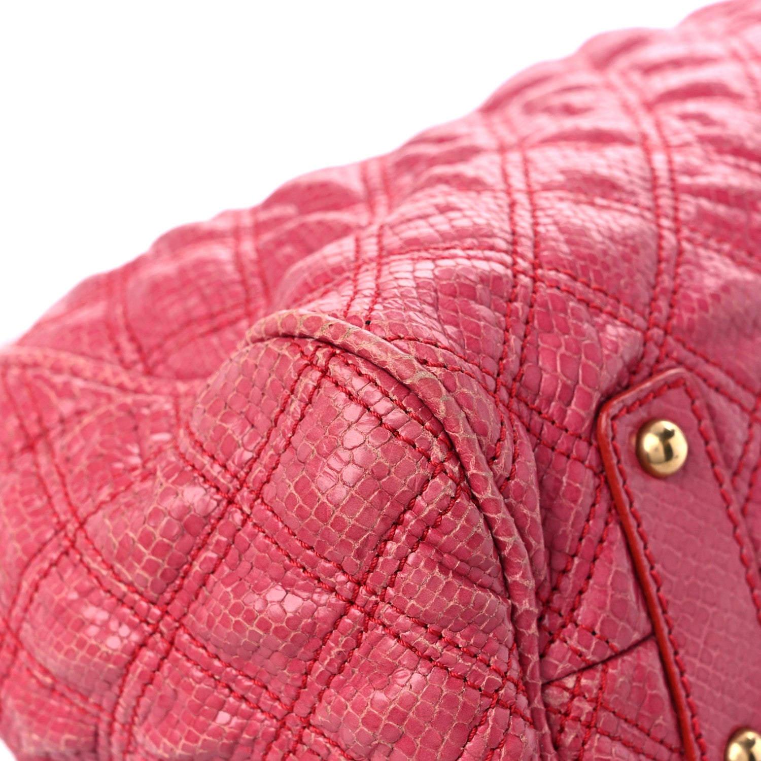 Marc Jacobs Python Embossed Stardust Stam Pink 9 of 16