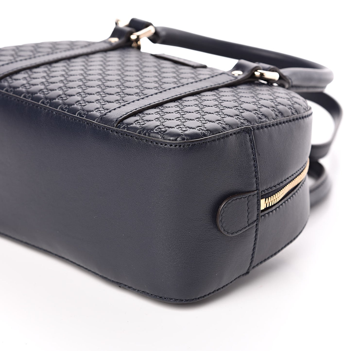 Soft Microguccissima Small Crossbody Bag Blue