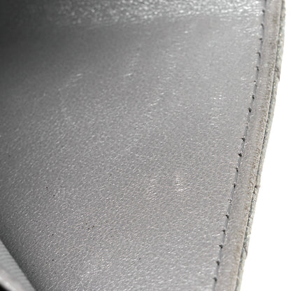 Chanel Metallic Caviar Quilted Compact Flap Wallet Silver 13 of 14