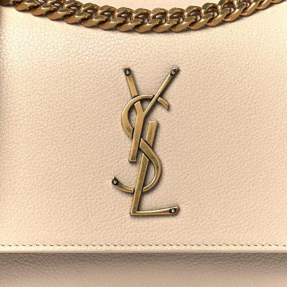Saint Laurent Grained Calfskin Medium Monogram Sunset Beige 9 of 11
