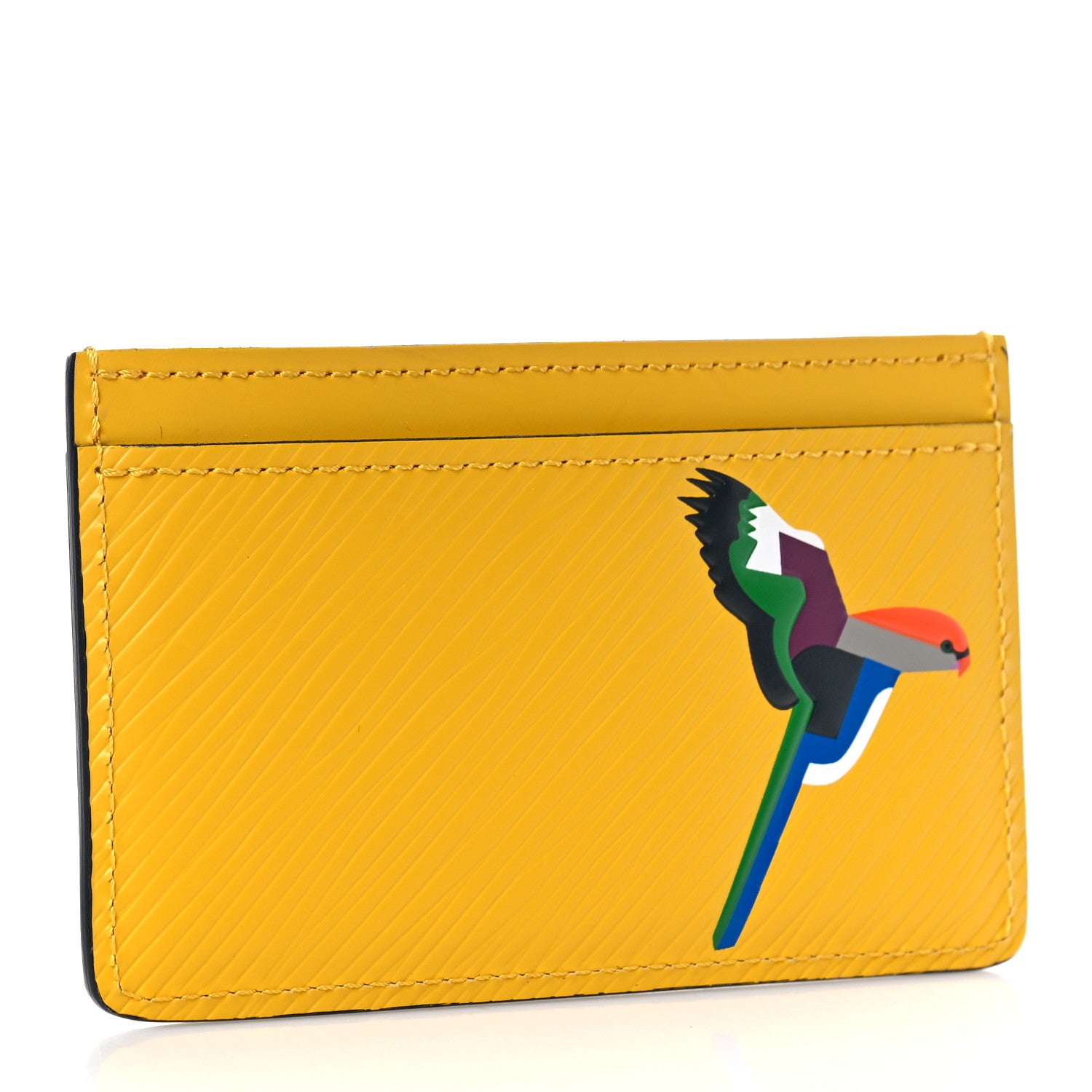 Louis Vuitton Epi Early Bird Card Holder Jonquille 3 of 9