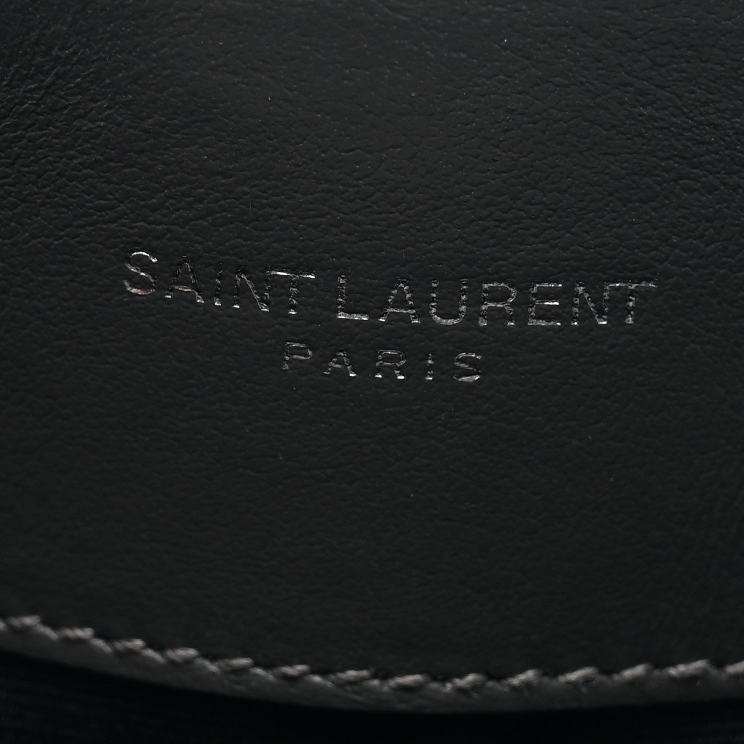 Saint Laurent Calfskin Y Quilted Monogram Medium Loulou Chain Satchel Asphalt 7 of 11