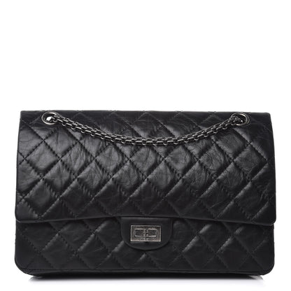 Chanel Aged Calfskin Quilted 2.55 Reissue 226 Flap Black 1 of 8