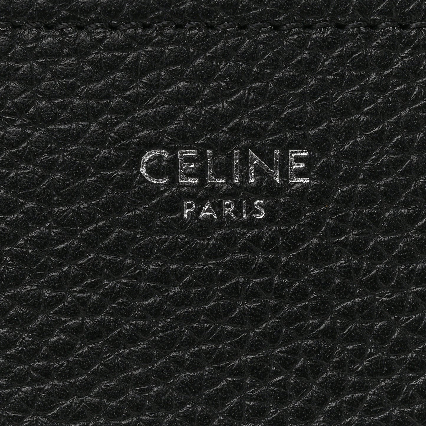 Drummed Calfskin Micro Luggage Black