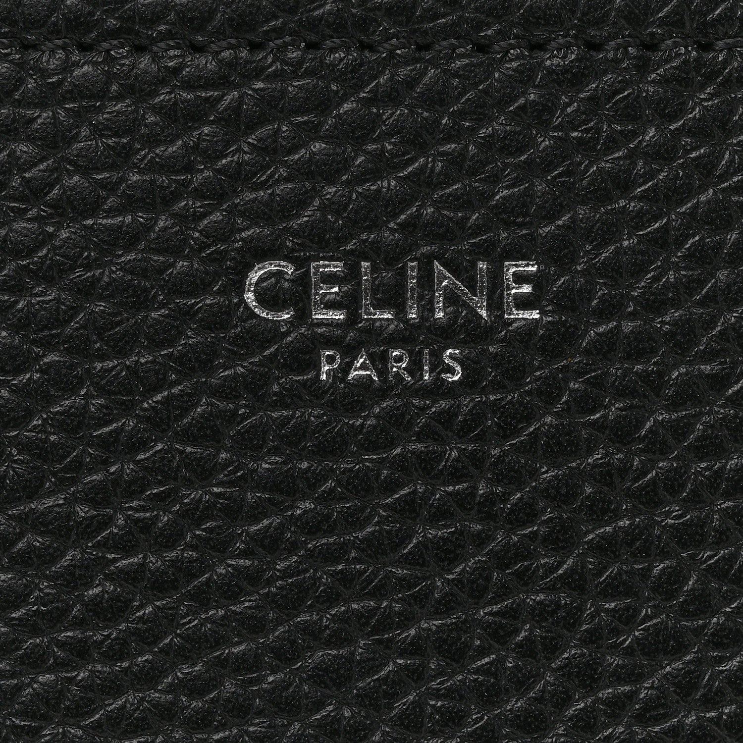 Celine Drummed Calfskin Micro Luggage Black 6 of 14